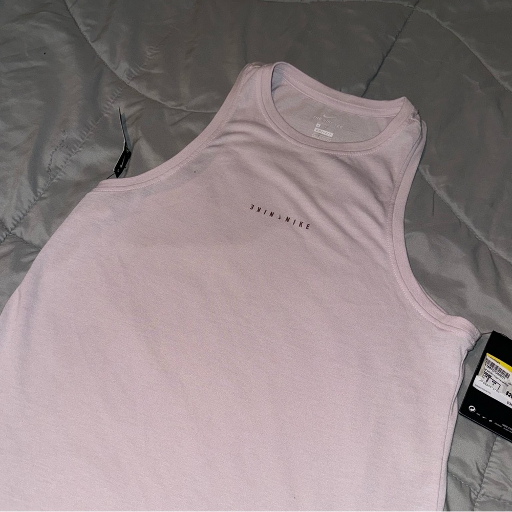 NWT Pink nike yoga tank top muscle tee